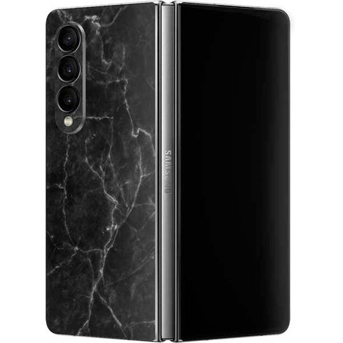 Black Marble Galaxy Z Fold4 5G Skin